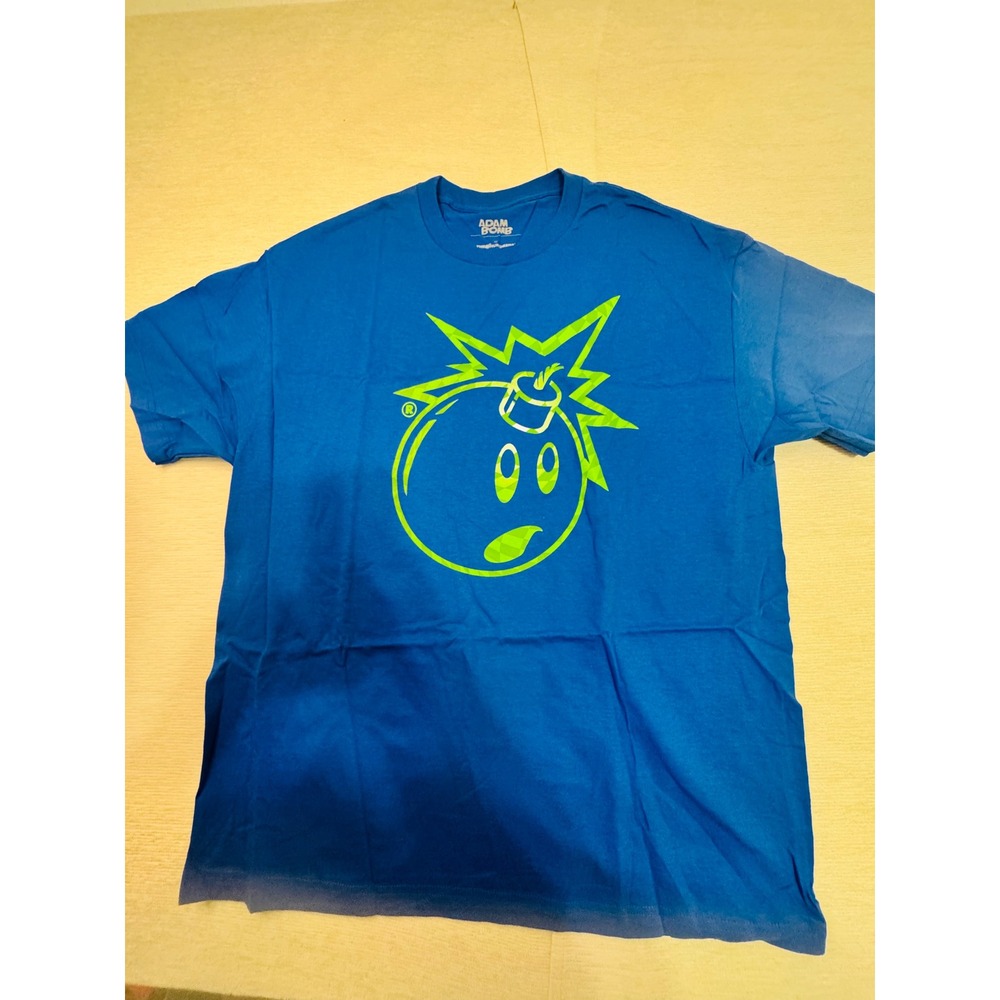 The Hundreds Adam Bomb Graphic T-Shirt Blue Lime Green Mens XL